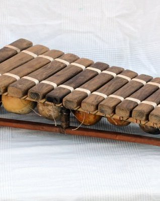 Instrumento balafom diatonico bobo 12 teclas