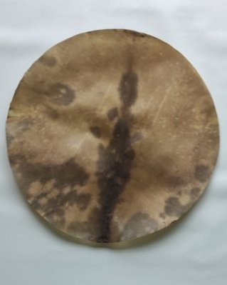 Pele de cervo djembê muito espessa raspada XL