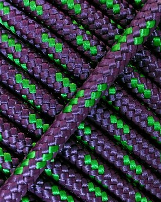 Corda tambor djembê reforçada 4 mm Violeta / Verde 10 m