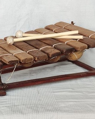 Instrumento balafom pentatonico bobo grande 8 teclas