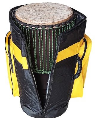 Saco djembê Percussion Africaine Premium XL Amarelo
