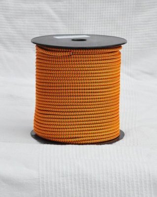 Corda PES djembe 5 mm Ziguezague Laranja fluo / verde 100 m
