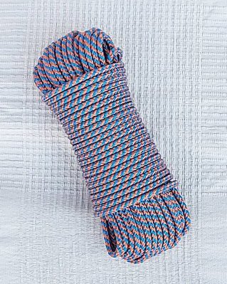 Corda PES djembe 5 mm Espiral Azul / cobre 20 m