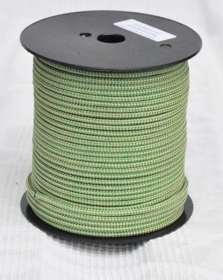 Corda PES djembe 5 mm Xadrez Verde / bege 100 m