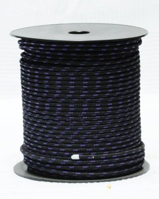 Corda PES djembe 6 mm Preto / violeta 100 m