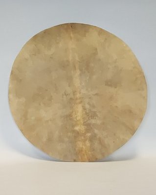 Pele de alce djembê muito espessa raspada L