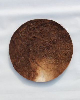 Pele de mula djembê espessa com pelo M