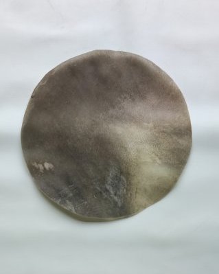 Pele de cervo djembê muito espessa raspada S