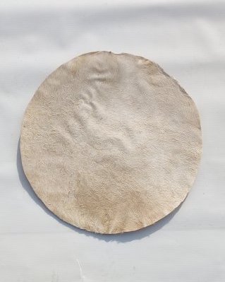 Pele de burro djembê fina com pelo M