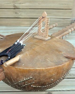 Kora instrumento 21 cordas