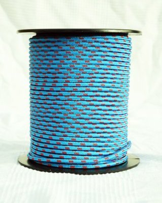 Corda PES djembe 6 mm Azul / vermelho 100 m