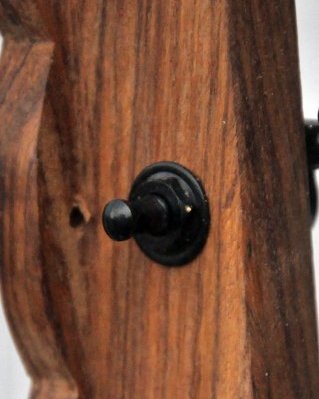 Cravelhas mecânicas afinação para kora ngoni Preto