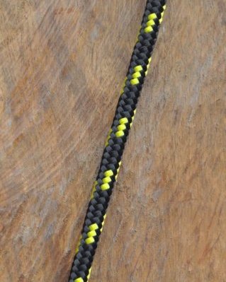 Corda PES djembe 6 mm Preto / amarelo fluo 100 m