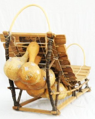 Instrumento balafom bwaba 15 teclas