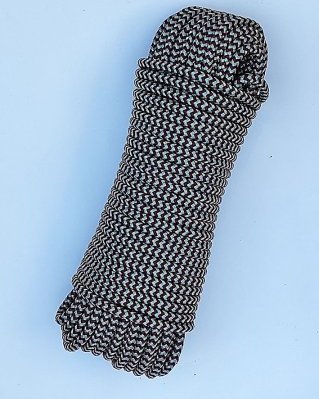 Corda PES djembe 5 mm Espinha e a escama Bordô / cinzento 20 m