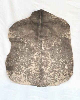 Pele de cabra djembê Sahel branca manchada muito espessa