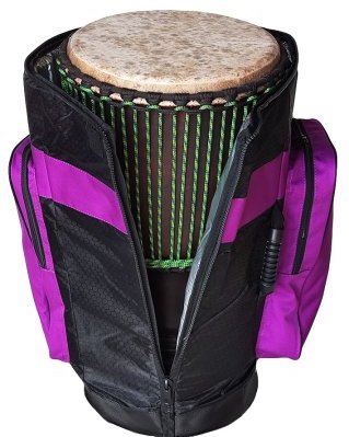 Saco djembê Percussion Africaine Premium XL Malva