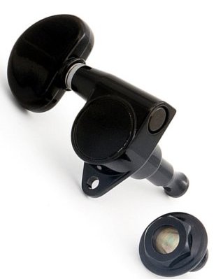 Cravelhas mecânicas afinação para kora ngoni Preto