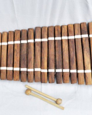 Instrumento balafom diatonico bobo 22 teclas