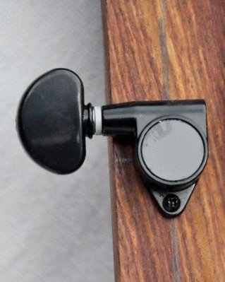 Cravelhas mecânicas afinação para kora ngoni Preto